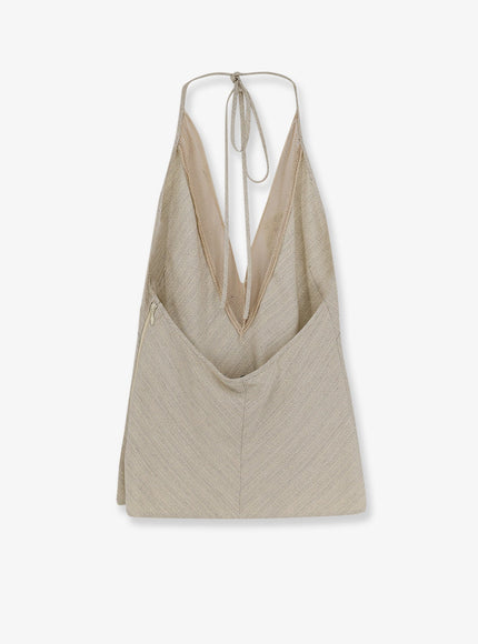 Alysi Viscose And Linen Top