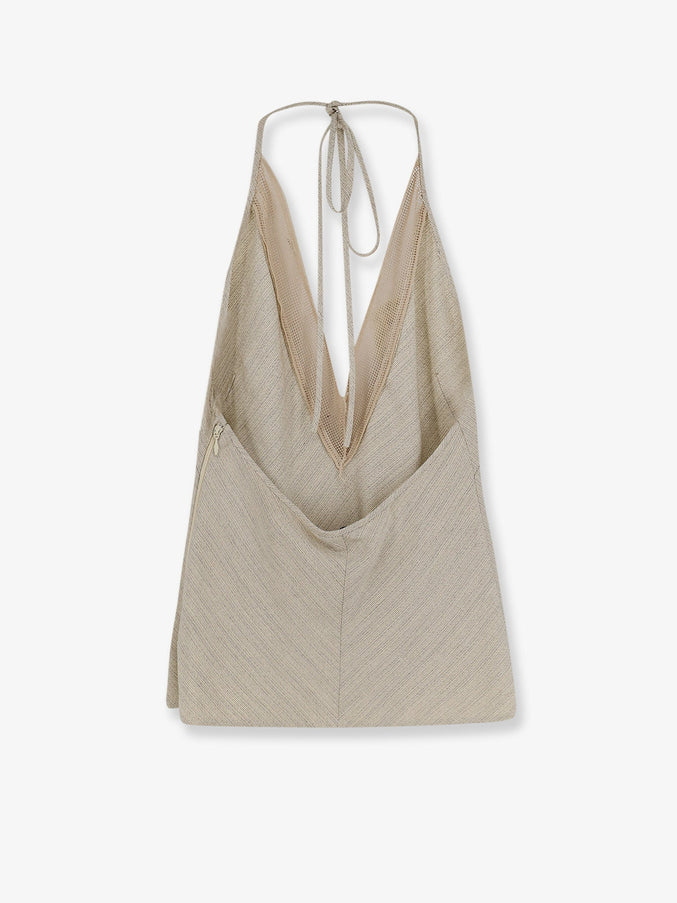 Alysi Viscose And Linen Top