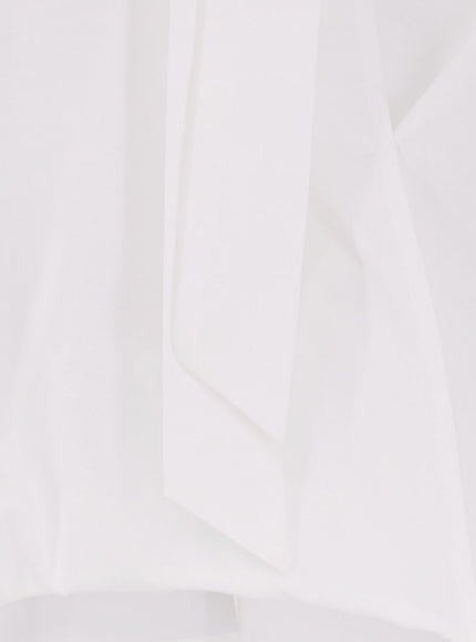 Alysi Cotton Shirt With Bow