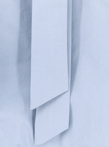 Alysi Cotton Shirt With Bow