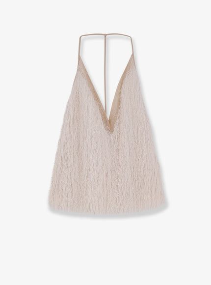 Alysi Fringed Top Meringa