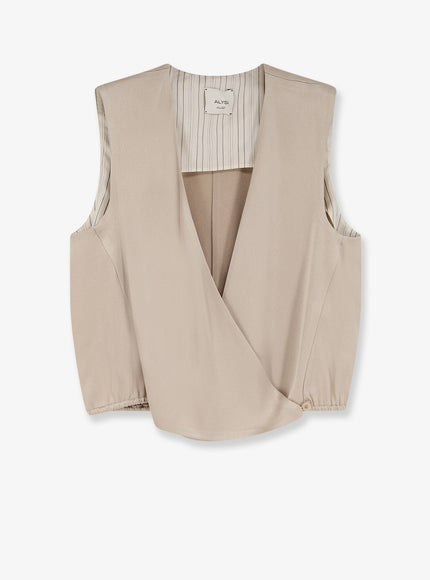 Alysi Satin Top Petalo