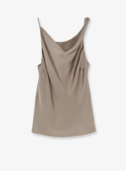 Alysi Satin Top Taupe