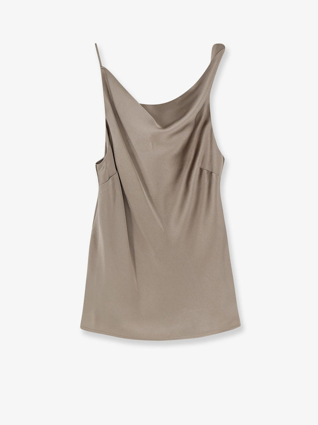 Alysi Satin Top Taupe
