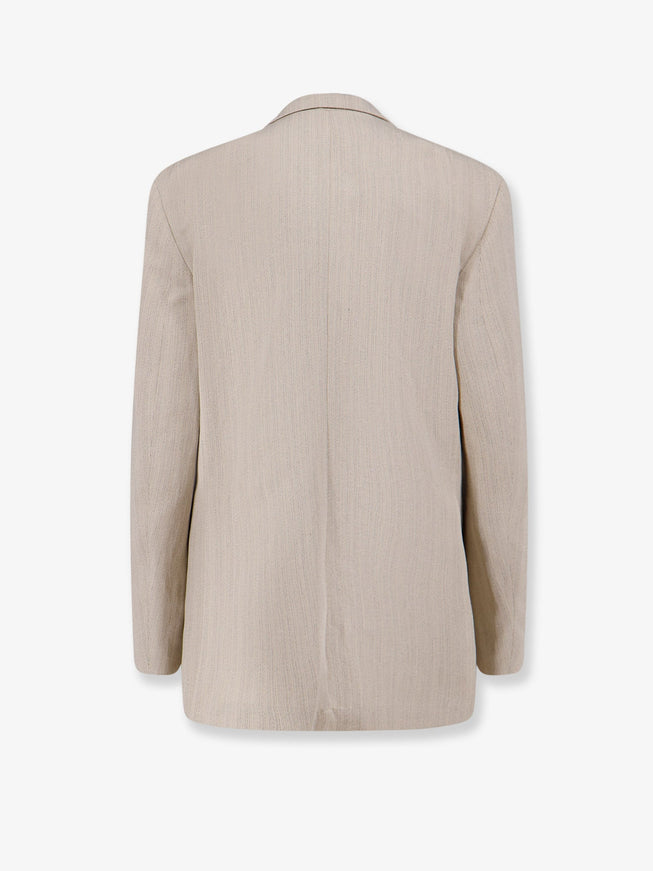 Alysi Viscose And Linen Blazer