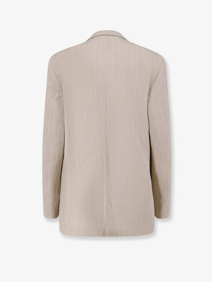 Alysi Viscose And Linen Blazer