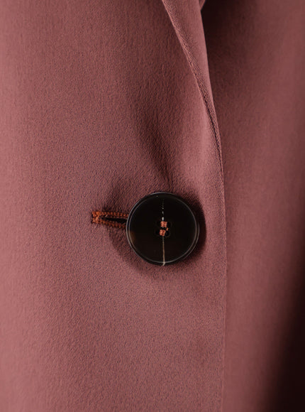 Alysi Single-Breasted Satin Blazer