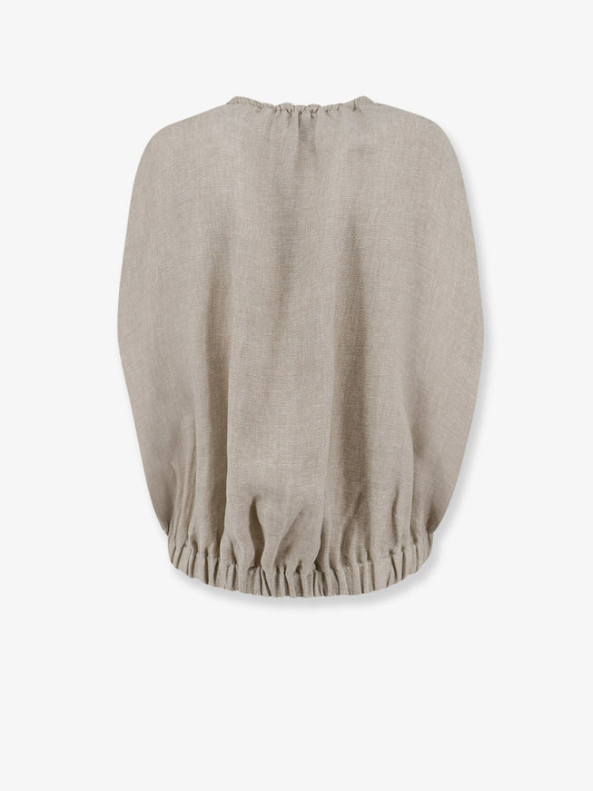 Alysi Délavé Linen Sleeveless Jacket