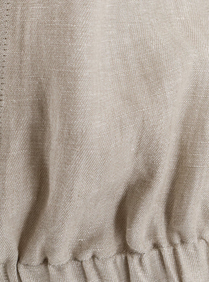 Alysi Délavé Linen Sleeveless Jacket