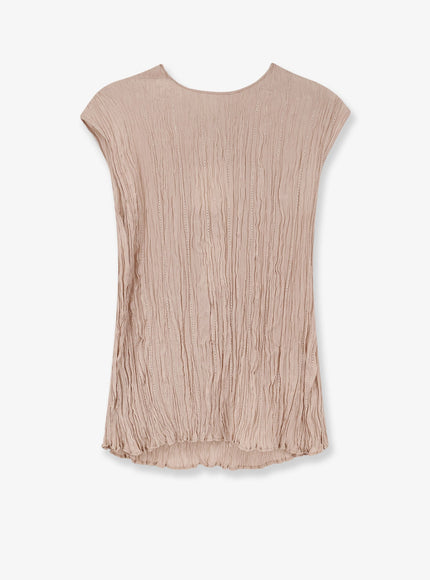 Alysi Wrinkle Top Cipria