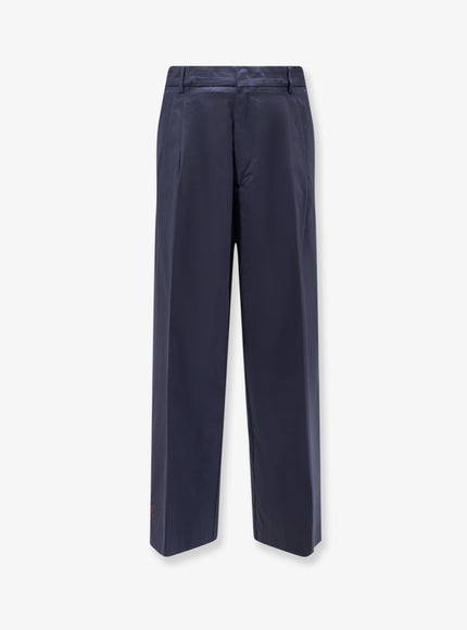 Amaranto Cotton Trousers Navy