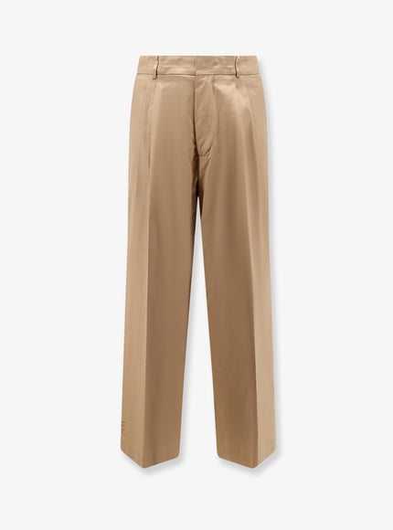Amaranto Cotton Trousers Safari