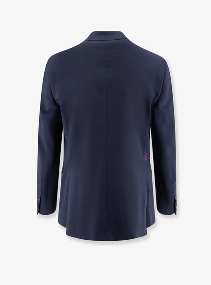 Amaranto Virgin Wool Blend Blazer