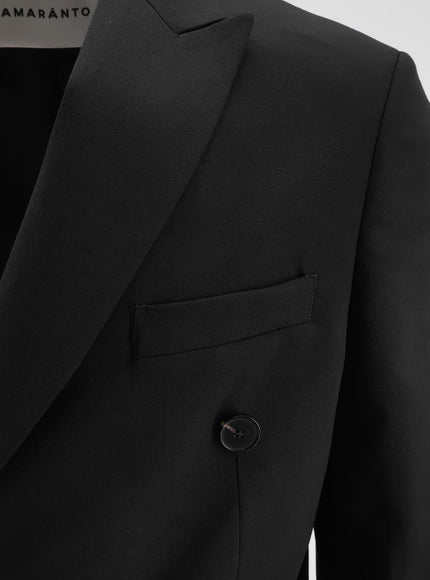 Amaranto Virgin Wool Blend Blazer