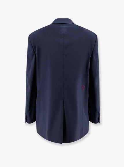 Amaranto Virgin Wool Blend Blazer