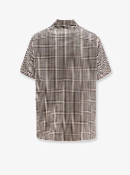 Amaranto Madras Cotton Blend Shirt