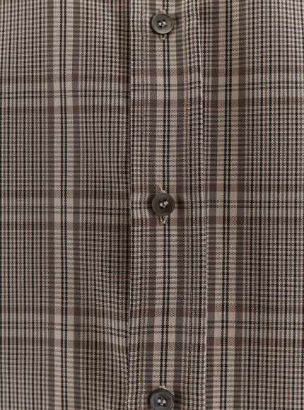 Amaranto Madras Cotton Blend Shirt