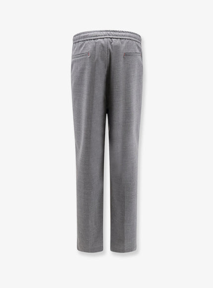 Amaranto Virgin Wool Blend Trousers