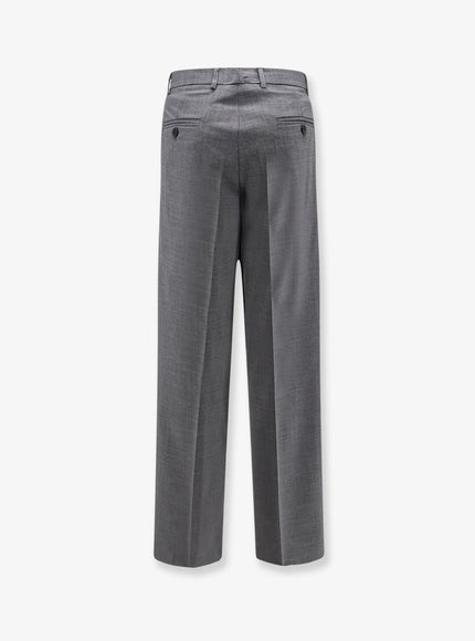 Amaranto Virgin Wool Blend Trousers