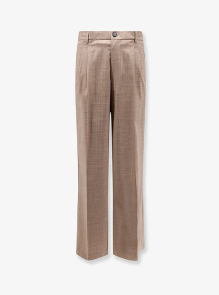 Amaranto Virgin Wool Blend Trousers Corda