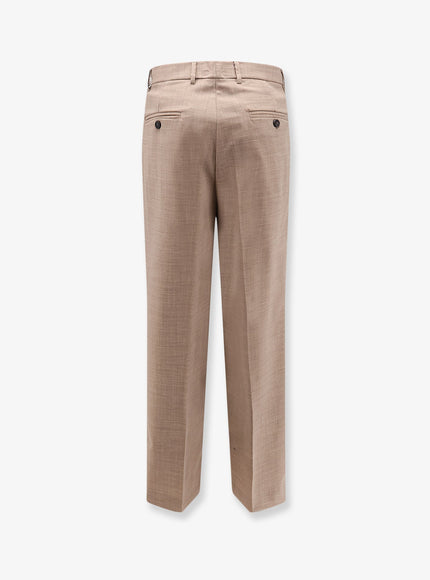 Amaranto Virgin Wool Blend Trousers