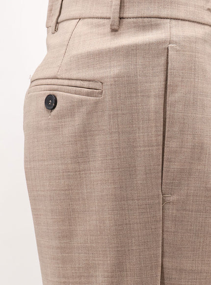 Amaranto Virgin Wool Blend Trousers