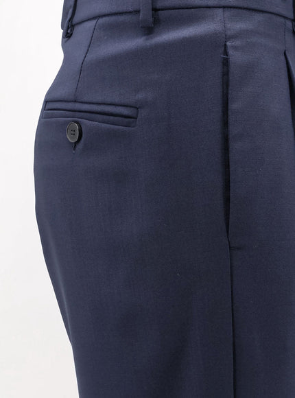Amaranto Virgin Wool Blend Trousers