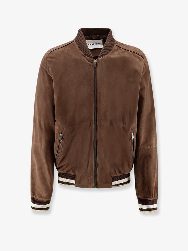 Amaranto Suede Bomber