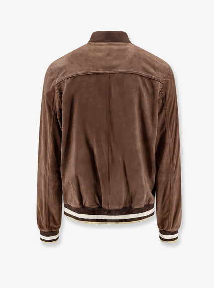 Amaranto Suede Bomber