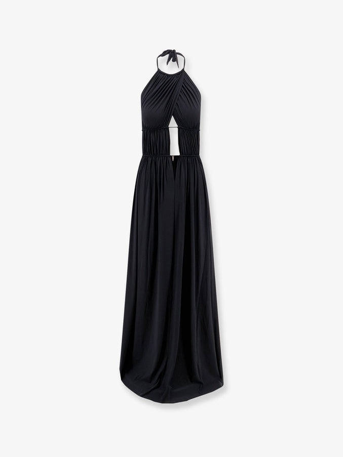 Amazuìn Amelia Jersey Dress Uni Deepblack