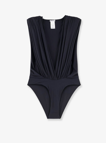 Amazuìn Stretch Jersey Nikita Bodysuit Top Uni Deepblack