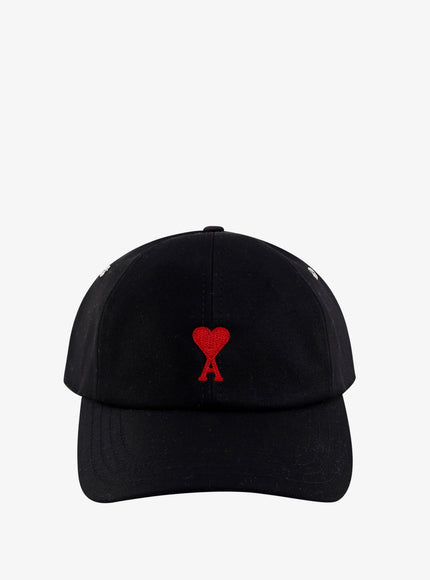 Ami Paris Cotton Baseball Hat Uni Noir