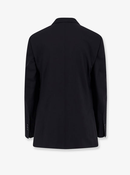 Ami Paris Single-Breasted Virgin Wool Blazer
