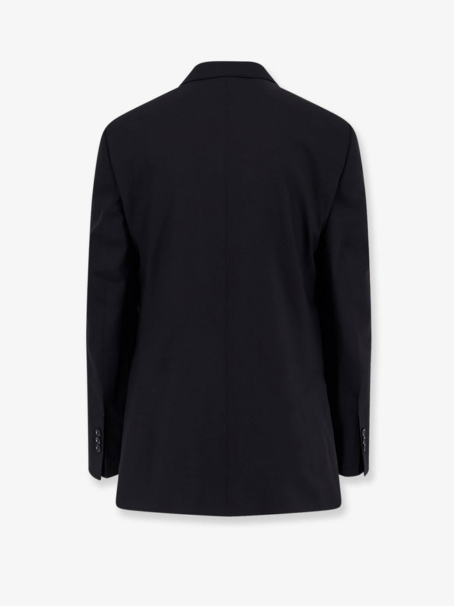 Ami Paris Single-Breasted Virgin Wool Blazer