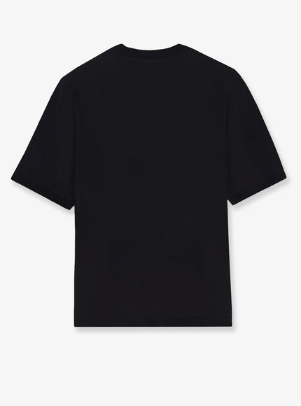 Ami Paris Cotton T-Shirt With Contrasting Embroidery
