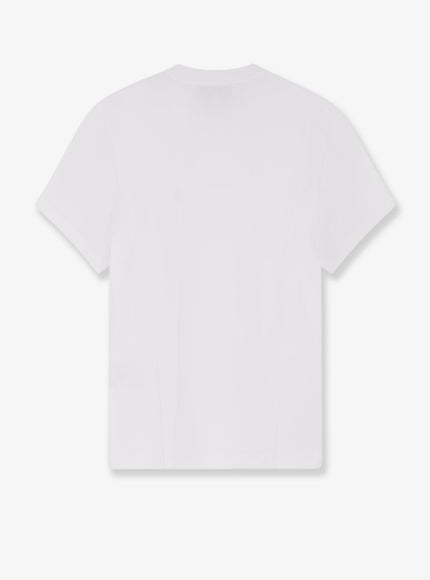 Ami Paris Cotton T-Shirt With Contrasting Embroidery