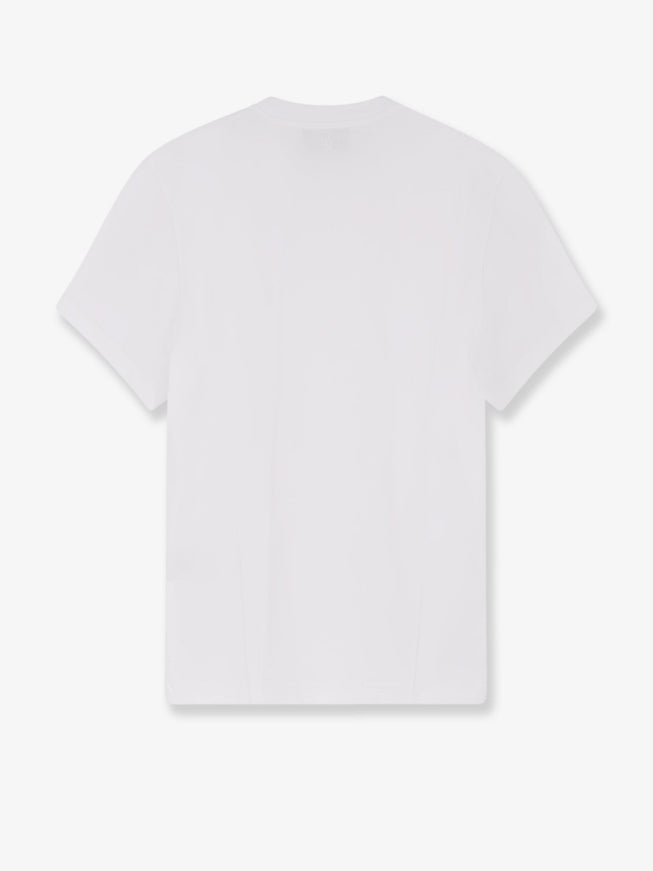 Ami Paris Cotton T-Shirt With Contrasting Embroidery