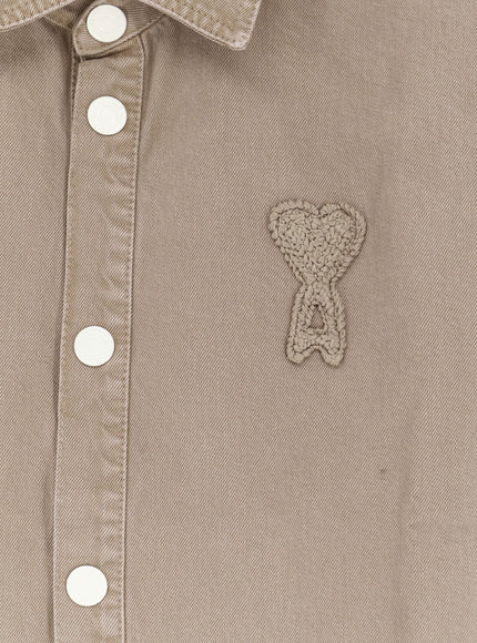 Ami Paris Ami De Coeur Cotton Shirt