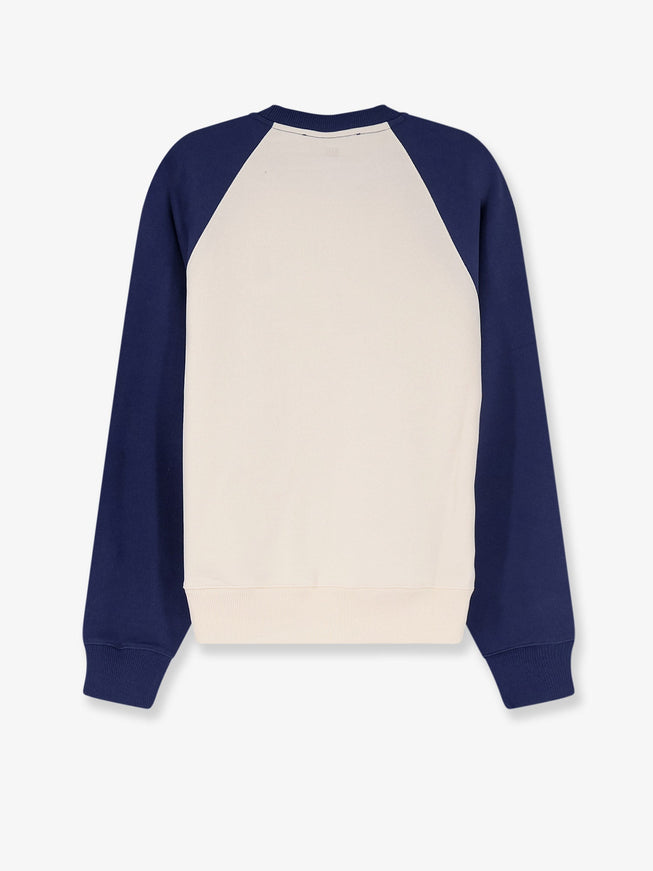 Ami Paris Cotton Sweatshirt With Ami Coeur Logo On The Front