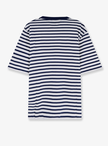 Ami Paris Cotton T-Shirt With Embroidered Logo On The Front