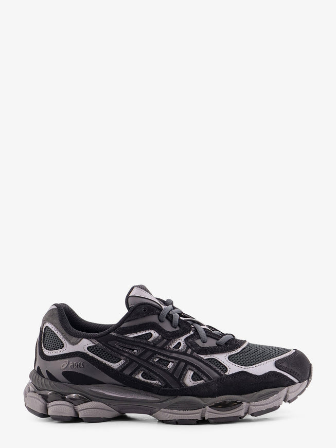 Asics Gel-Nyc Mesh Sneakers With Suede Inserts Graphite Grey Black