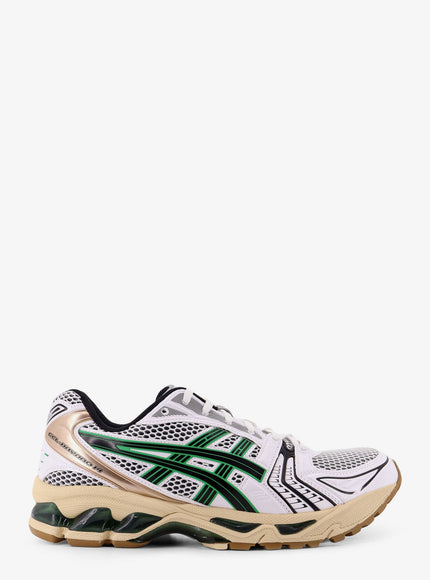 Asics Gel Kayano 14 Mesh Sneakers With Contrasting Inserts White Hinoki Beige