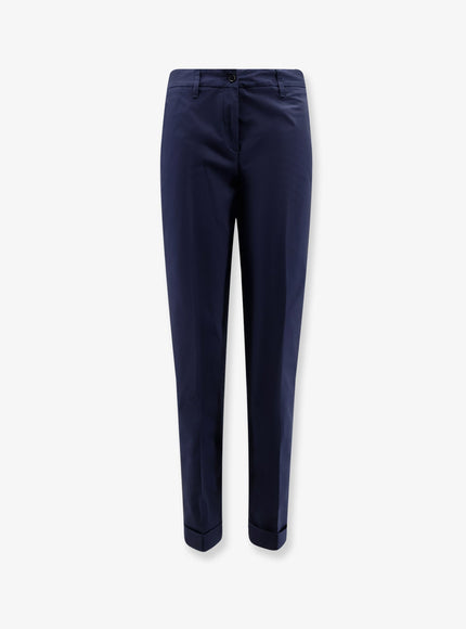 Aspesi Stretch Cotton Trousers Navy