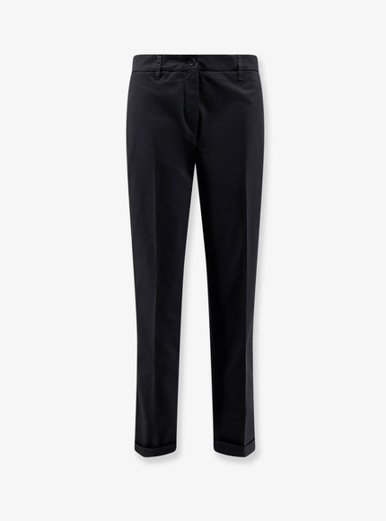 Aspesi Stretch Cotton Trousers Nero