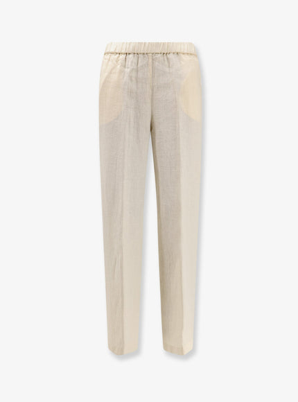 Aspesi Linen Trousers Naturale