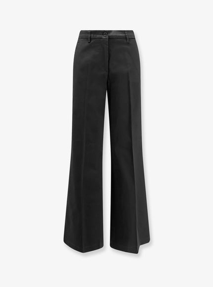 Aspesi Stretch Cotton Trousers Nero