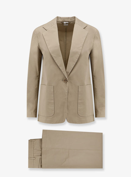 Aspesi Stretch Cotton Suit Coloniale