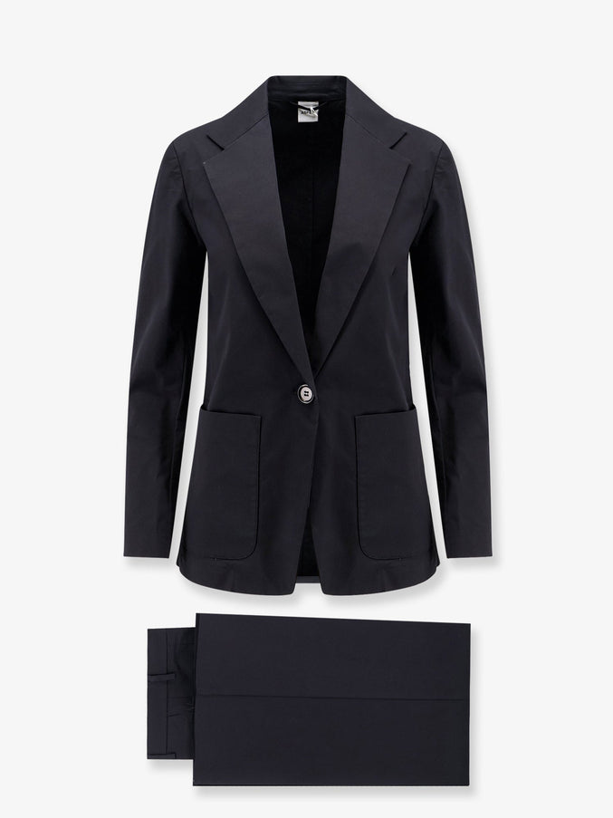 Aspesi Stretch Cotton Suit Nero