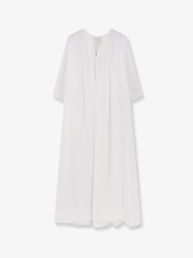 Aspesi Cotton Long Dress Bianco