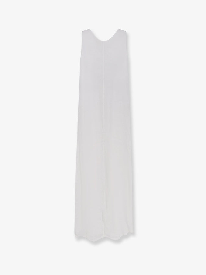 Aspesi "Vissuto" Linen Dress Bianco